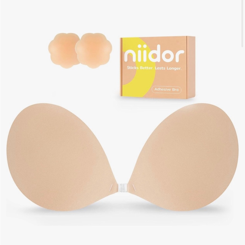 Niidor Adhesive Strapless Bra - Nude